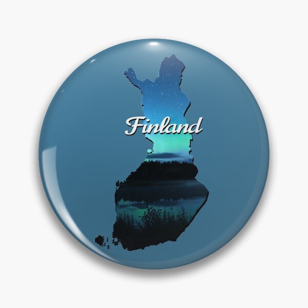 Item preview, Cool looking blue map of Finland designed and sold by Purr95.