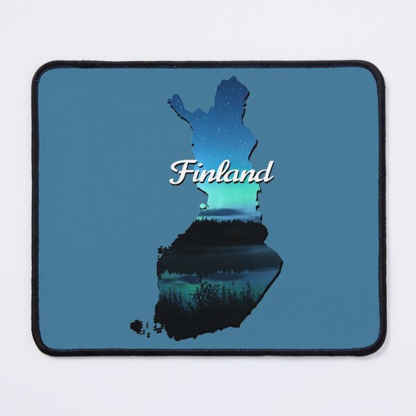 Item preview, Cool looking blue map of Finland designed and sold by Purr95.