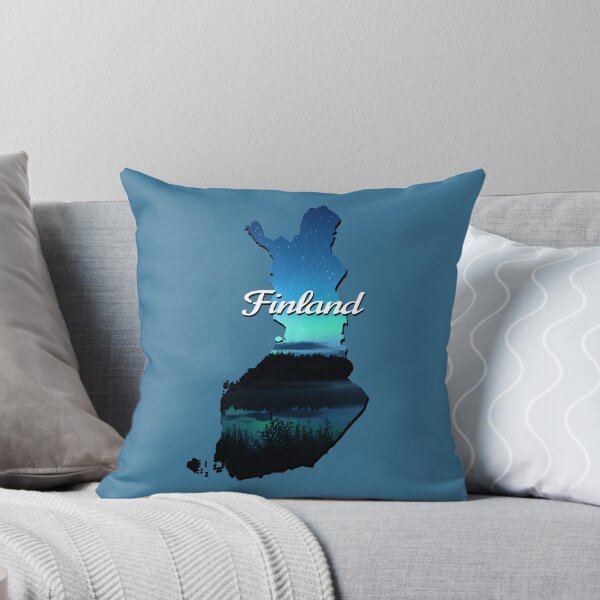 Item preview, Cool looking blue map of Finland designed and sold by Purr95.