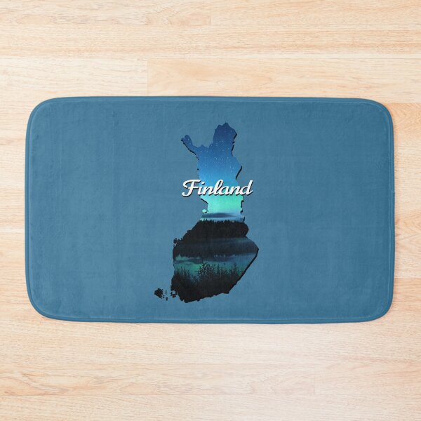 Item preview, Cool looking blue map of Finland designed and sold by Purr95.