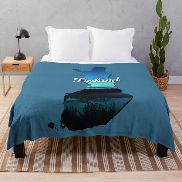 Item preview, Cool looking blue map of Finland designed and sold by Purr95.