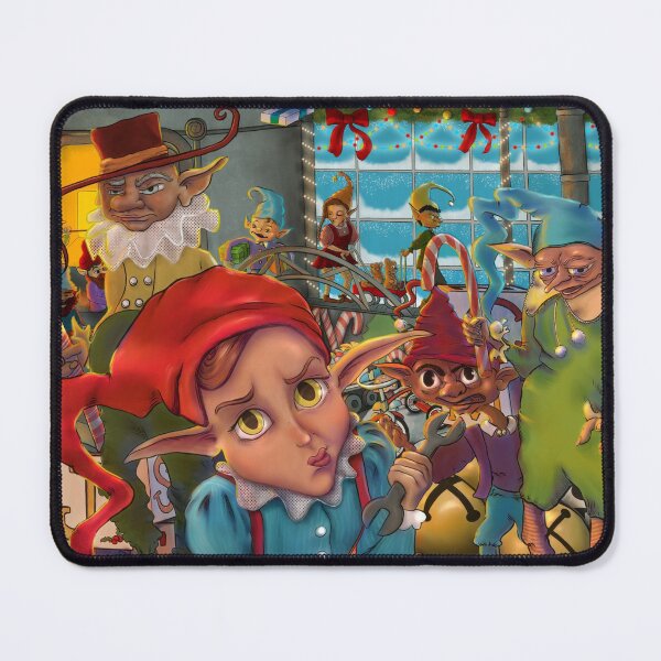 Item preview, Elves in Santa's Workshop designed and sold by princesspjs.