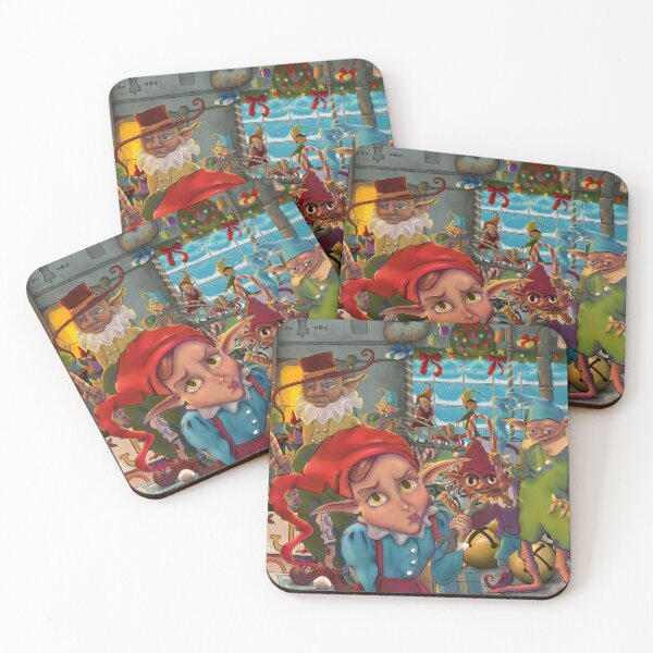 Item preview, Elves in Santa's Workshop designed and sold by princesspjs.