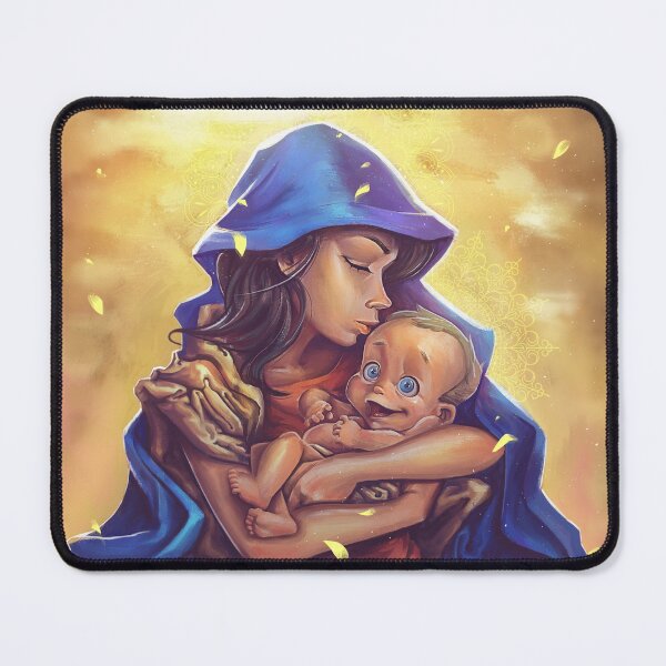 Item preview, Virgin Mary and Jesus designed and sold by RafaelLima7.