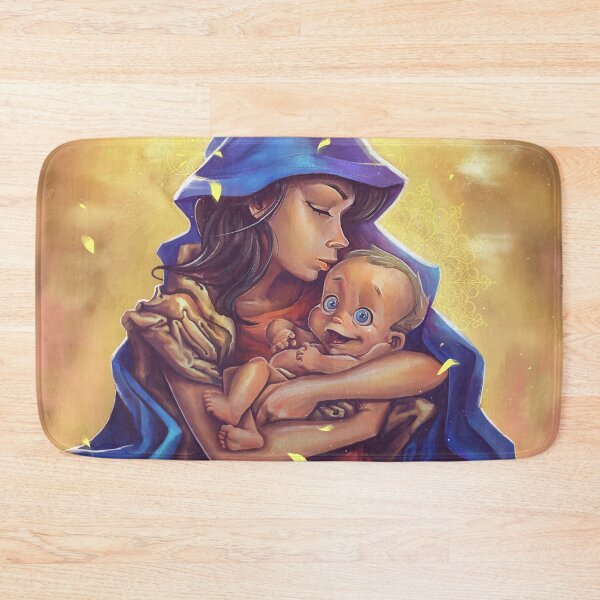 Item preview, Virgin Mary and Jesus designed and sold by RafaelLima7.
