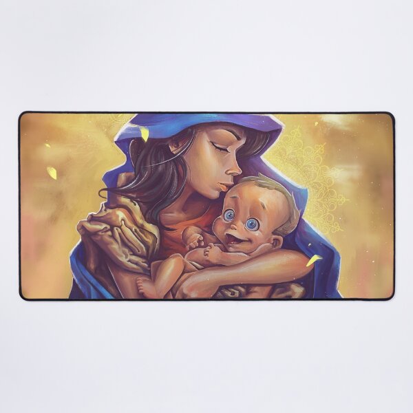 Item preview, Virgin Mary and Jesus designed and sold by RafaelLima7.
