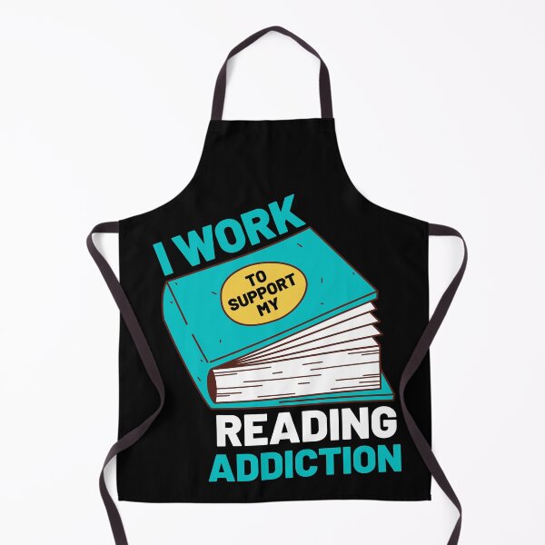 Item preview, I Work To Support My Reading Addiction designed and sold by 24FAHSION.