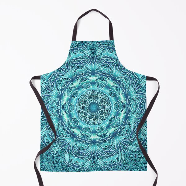 Item preview, Aqua Lumi Mandala designed and sold by Nina May Designs.