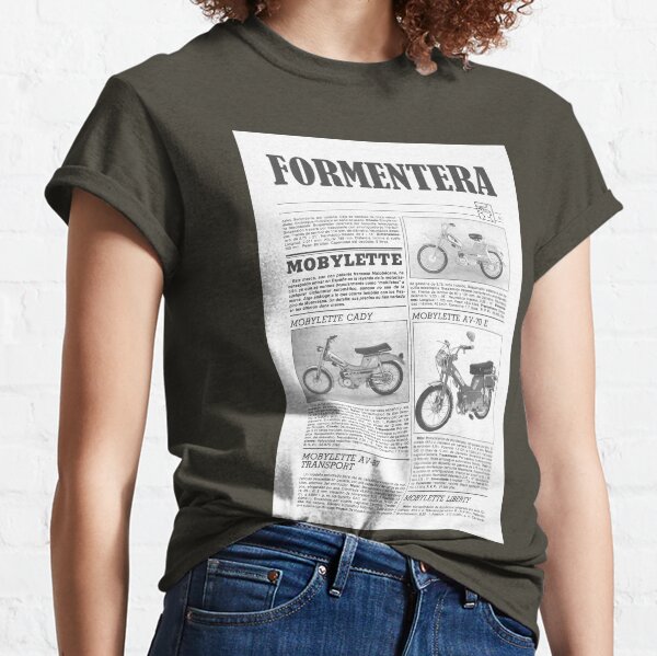 Formentera Mobylette Actualités T-shirt classique