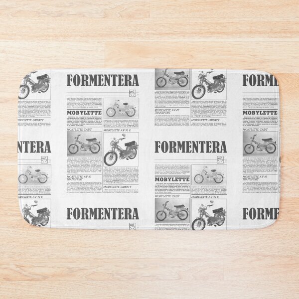 Item preview, Formentera Mobylette News designed and sold by Droneformentera.