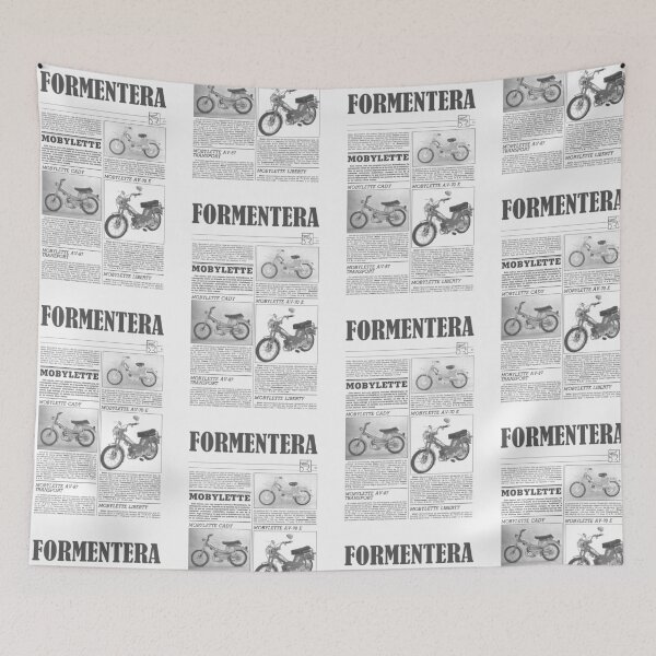 Item preview, Formentera Mobylette News designed and sold by Droneformentera.