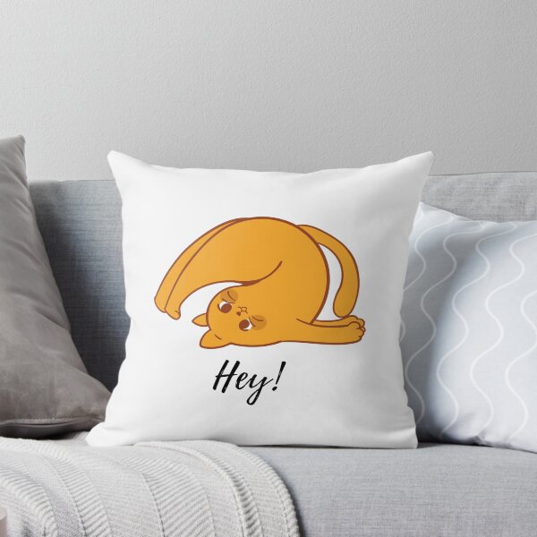 Item preview,  Cat Says Hey For Animal Lovers designed and sold by Ram545.