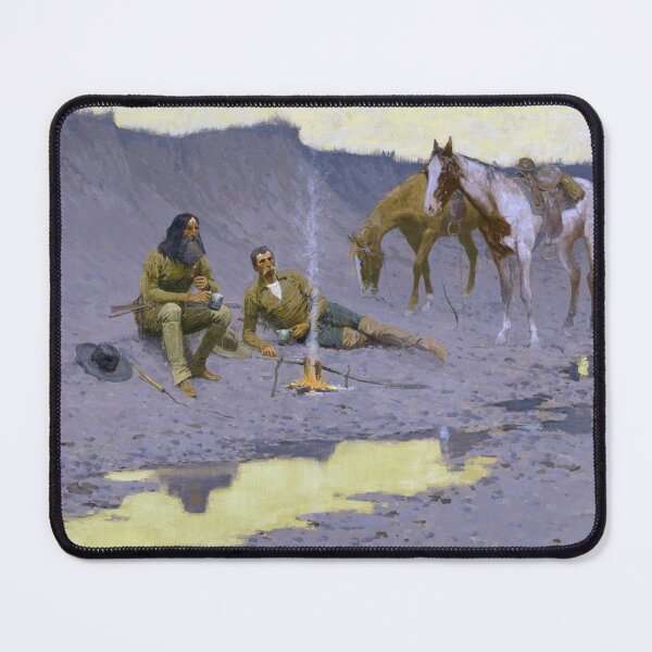 Item preview, A New Year On The Cimarron - Frederic Remington - 1903 designed and sold by warishellstore.