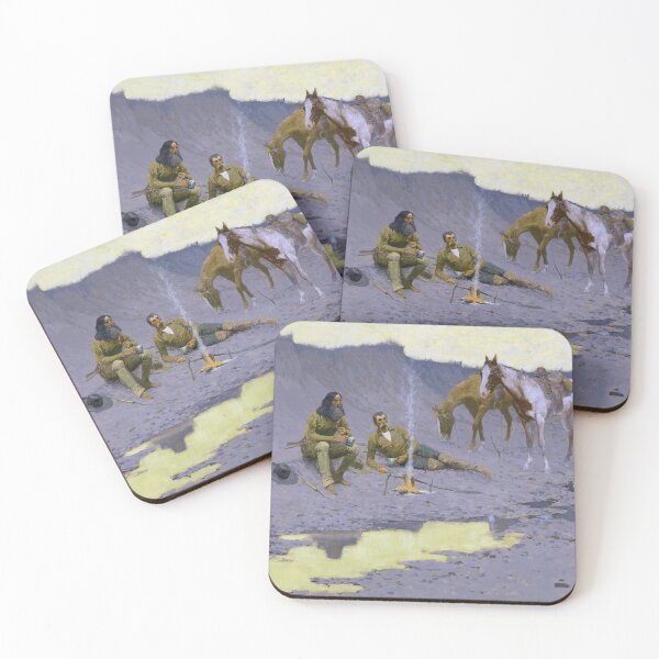 Item preview, A New Year On The Cimarron - Frederic Remington - 1903 designed and sold by warishellstore.