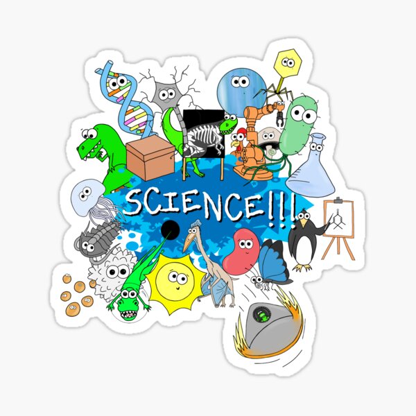 Cute Science Explosion! Sticker