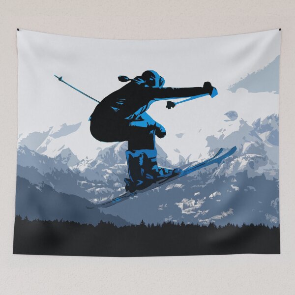 Item preview, Living the Dream - Downhill Skier designed and sold by NaturePrints.