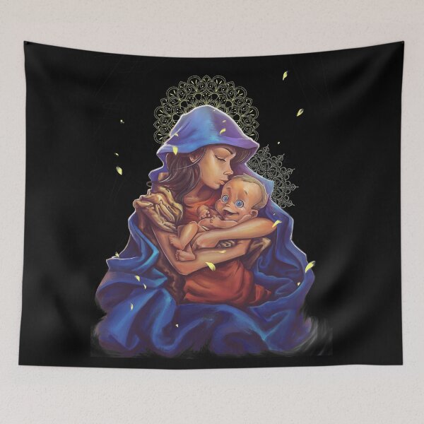 Item preview, Virgin Mary and Jesus v2 designed and sold by RafaelLima7.