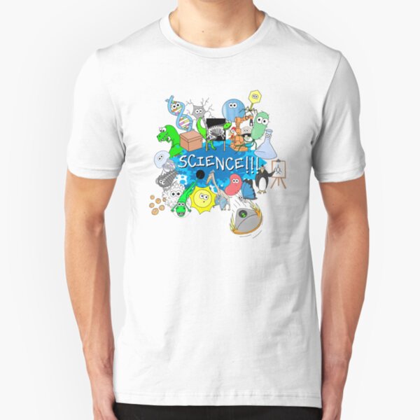 Cute Science Explosion! Slim Fit T-Shirt