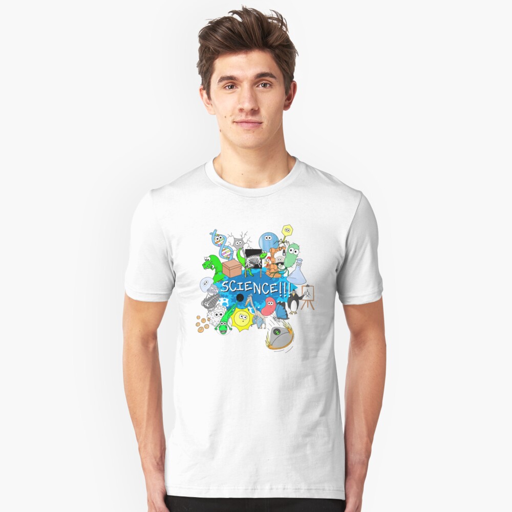 Cute Science Explosion! Slim Fit T-Shirt
