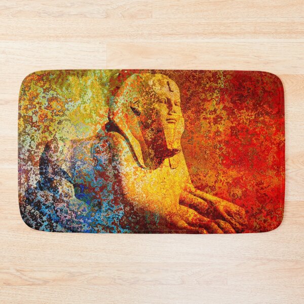 Item preview, Rusty Gold Egyptian Sphinx Antique Vintage Modern Wall Decor designed and sold by EdwardMonet.