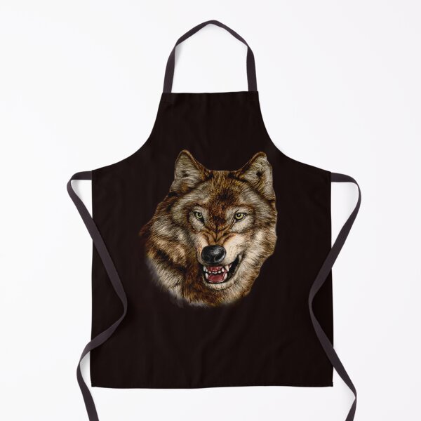 Item preview, Native American Wolf Lover Wild Brown Wolf Portrait Art designed and sold by fantasticdesign.