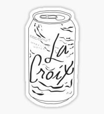 La Croix in Black and White Sticker