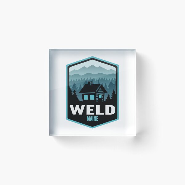 Item preview, Weld Maine Mountain Town Cabin designed and sold by HalpinDesign.
