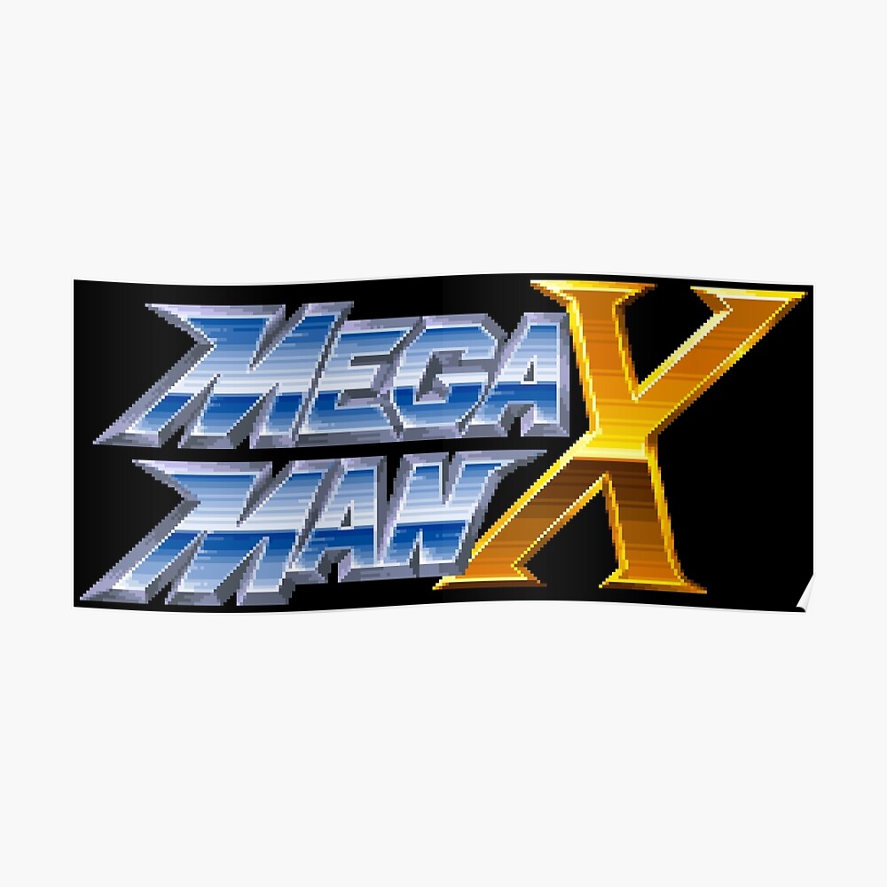 Mega Man X Snes Title Screen Sticker By Winscometjump Redbubble