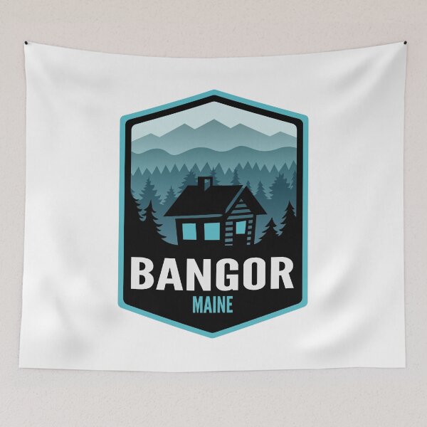 Item preview, Bangor Maine Mountain Town Cabin designed and sold by HalpinDesign.