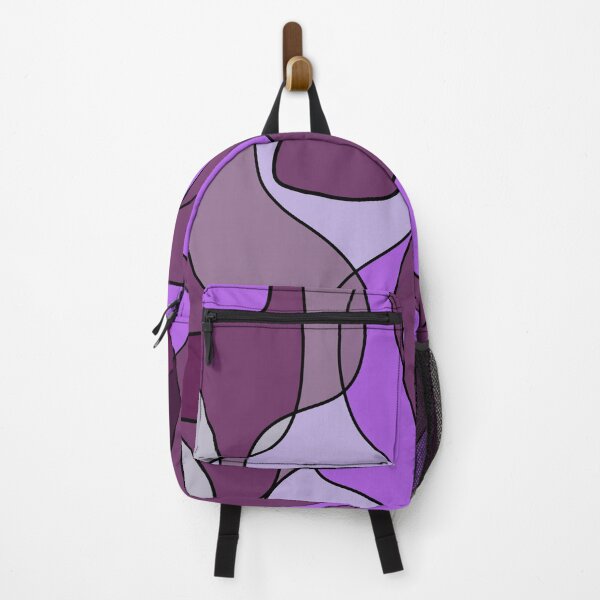 Item preview, Abstract shapes, purple, prune and plum designed and sold by Lillieoandco.