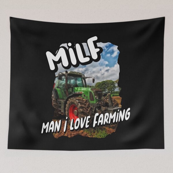 Item preview, Man I Love Farming designed and sold by printhappy4you.