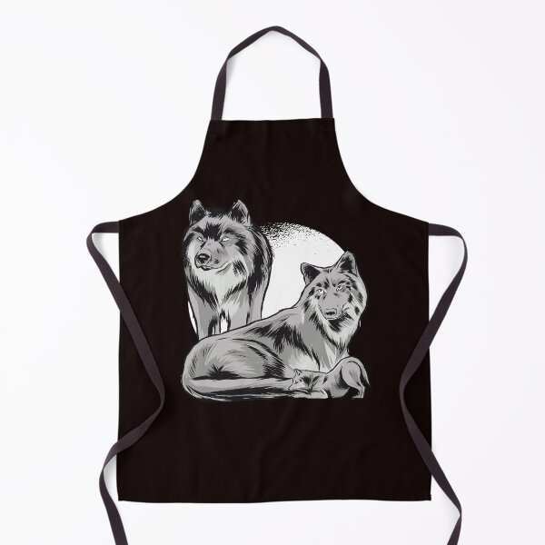 Item preview, Native American Indian Wolf Lover Wolf Mother Father and Baby Wolf Family designed and sold by fantasticdesign.