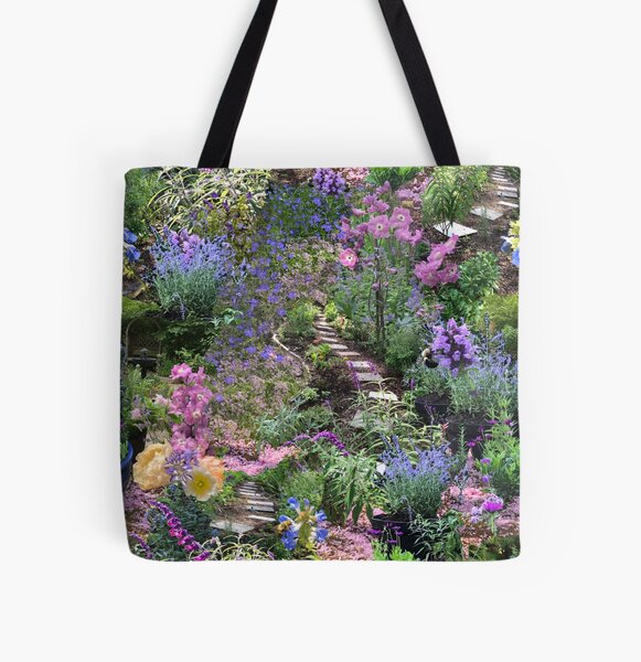 Into a Garden Dream All Over Print Tote Bag
