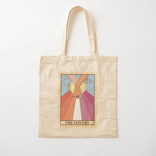 The lovers lesbian tarot card Cotton Tote Bag