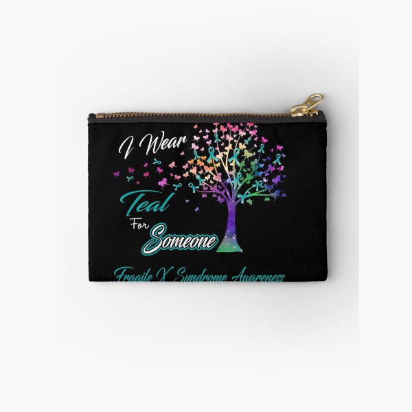 Item preview, Ribbon Tree I Wear Teal For Someone Fragile X Syndrome Awareness designed and sold by Tadmab.