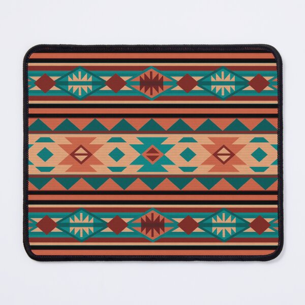 Item preview, Southwestern Design Turquoise Beige Terracotta designed and sold by csforest.