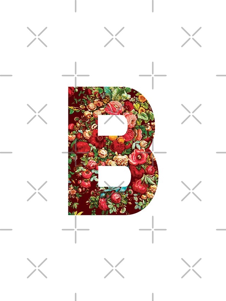 Thumbnail 4 of 4, iPhone Case, Initial B, Roses designed and sold by stickmeok.