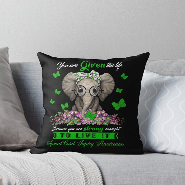 Item preview, Spinal Cord Injury Warrior Cute Elephant Lover Gifts designed and sold by Adropine.