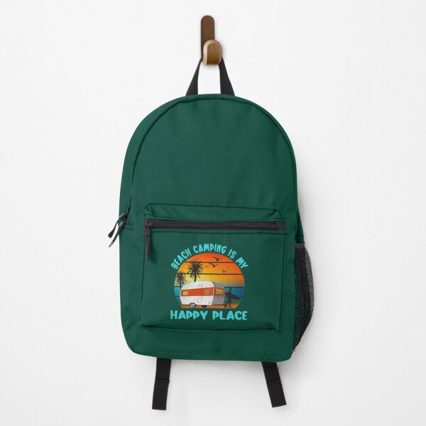 Item preview, Beach Camping Is My Happy Place - Camping Surfing Camper RV designed and sold by checkertonetees.