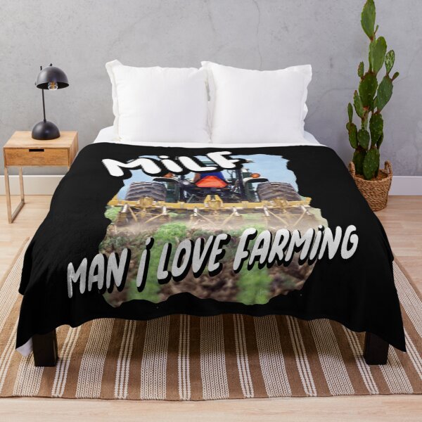 Item preview, Man I Love Farming designed and sold by printhappy4you.
