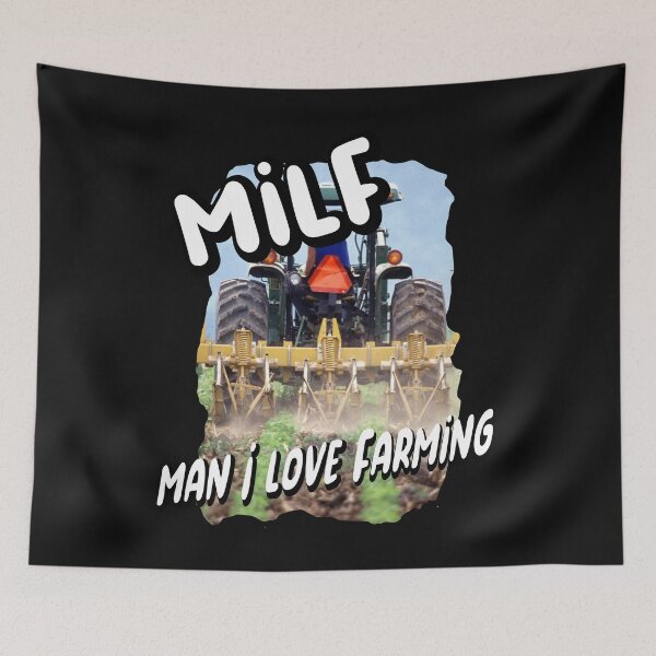 Item preview, Man I Love Farming designed and sold by printhappy4you.