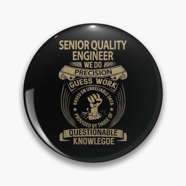Item preview, Senior Quality Engineer T Shirt - We Do Precision Job Gift Item Tee designed and sold by natalinedk.