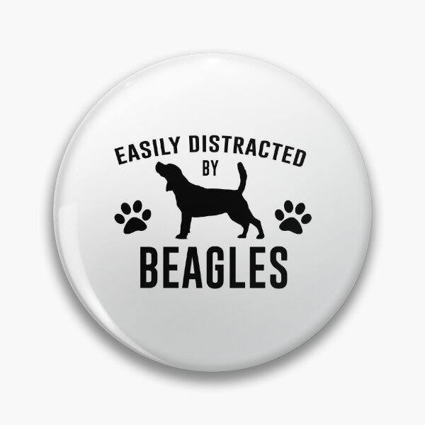 Item preview, Easily Distracted by Beagles - Cool Design Gift Idea For Beagle Lovers designed and sold by Prince - Bestseller ★★★★★.