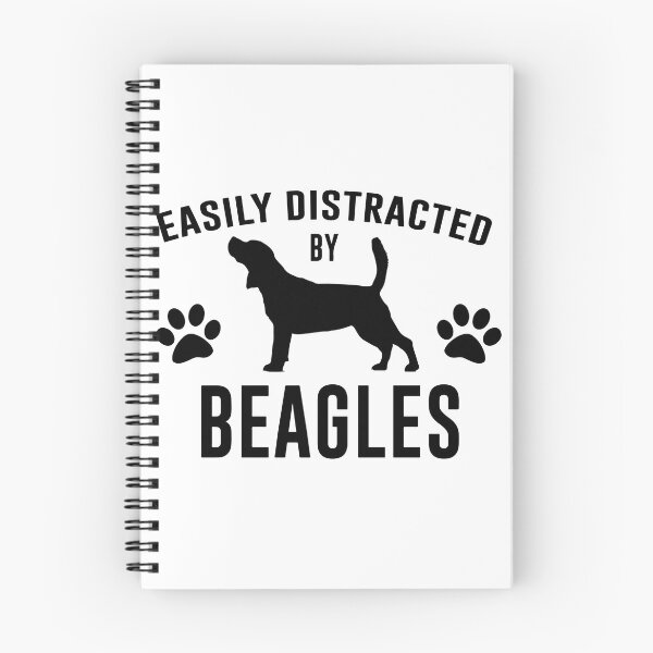 Item preview, Easily Distracted by Beagles - Cool Design Gift Idea For Beagle Lovers designed and sold by Prince - Bestseller ★★★★★.