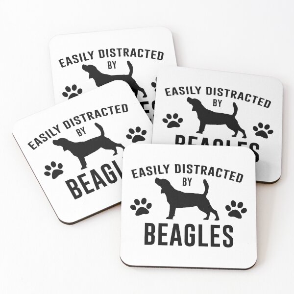Item preview, Easily Distracted by Beagles - Cool Design Gift Idea For Beagle Lovers designed and sold by Prince - Bestseller ★★★★★.