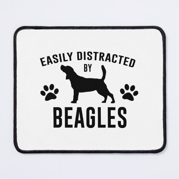 Item preview, Easily Distracted by Beagles - Cool Design Gift Idea For Beagle Lovers designed and sold by Prince - Bestseller ★★★★★.