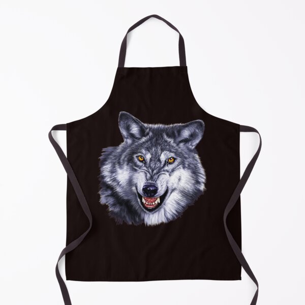 Item preview, Native American Indian Wolf Lover Wild Grey Wolf Portrait Art designed and sold by fantasticdesign.