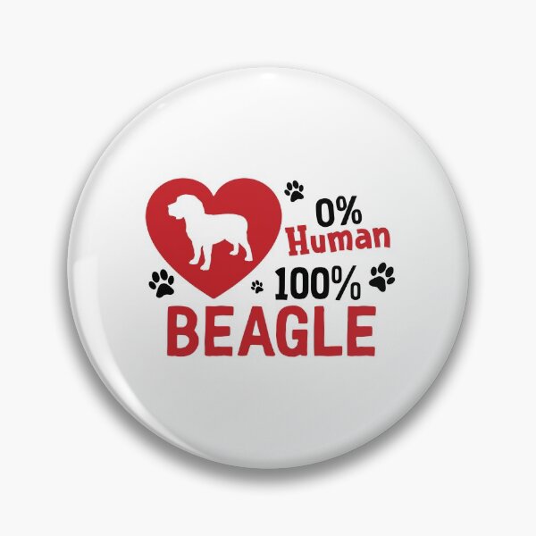 Item preview, 0% Human, 100% Beagle - Cool Design Gift Idea For Beagle Lovers designed and sold by Prince - Bestseller ★★★★★.