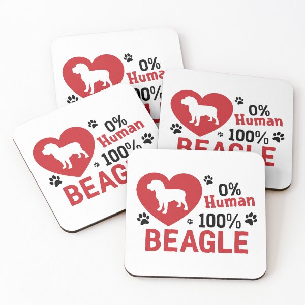 Item preview, 0% Human, 100% Beagle - Cool Design Gift Idea For Beagle Lovers designed and sold by Prince - Bestseller ★★★★★.