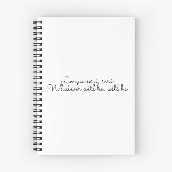 Item preview, Lo que sera, sera - Calligraphy quote designed and sold by KarolinaPaz.